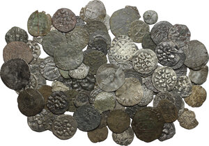 obverse: Lotto di novanta (90) monete medievali da classificare