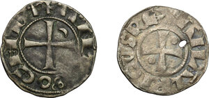 reverse: I Crociati.. Lotto di due monete in argento, da classificare