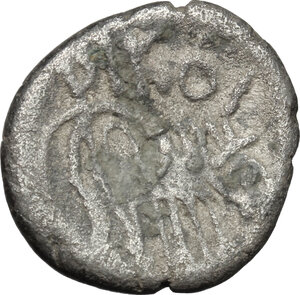 reverse: Cisalpine Gaul, Leponti. AR Drachm, imitation of Massalia, 2nd cent. BC