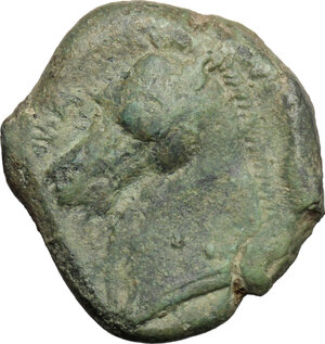reverse: Anonymous. AE Half Unit, after 276 BC, Neapolis mint