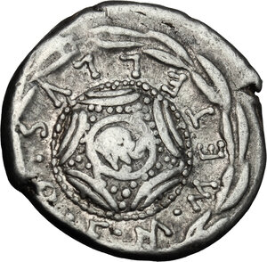 reverse: M. Caecilius Q. f. Q. n. Metellus.. AR Denarius, 127 BC