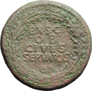 reverse: Claudius (41-54).. AE Sestertius