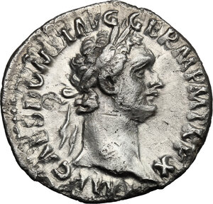 obverse: Domitian (81-96).. AR Denarius, 90-91 AD