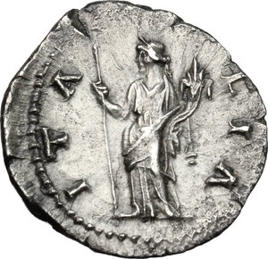 reverse: Hadrian (117-138).. AR Denarius. “Travel series” issue. Rome mint. Struck circa AD 134-138