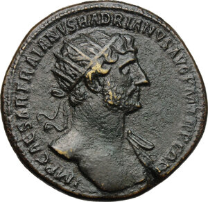 obverse: Hadrian (117-138).. AE Dupondius, 119-121
