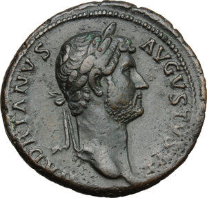 obverse: Hadrian (117-138).. AE As, 125-128