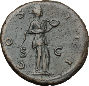 reverse: Hadrian (117-138).. AE As, 125-128
