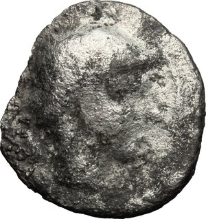 obverse: Etruria, Populonia. AR 5-Asses, 3rd century BC