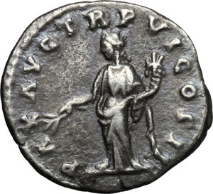 reverse: Lucius Verus (161-169).. AR Denarius, 165-166 AD