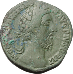 obverse: Commodus (177-192).. AE Sestertius, 184 AD