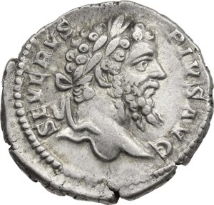 obverse: Septimius Severus (193-211).. AR Denarius, 201-210 AD