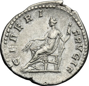 reverse: Julia Domna, wife of Septimius Severus (died 217 AD).. AR Denarius. Struck c. 200-211 AD