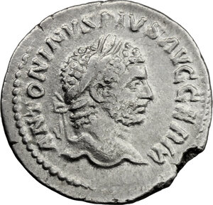 obverse: Caracalla (198-217).. AR Denarius