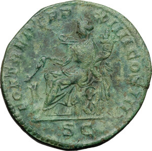 reverse: Caracalla (198-217).. AE Dupondius, 211 AD