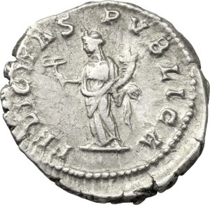 reverse: Geta as Caesar (198-209).. AR Denarius, 200-202 AD
