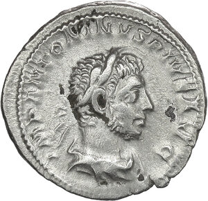 obverse: Elagabalus (218-222).. AR Denarius