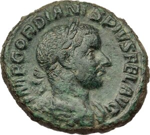 obverse: Gordian III (238-244).. AE As