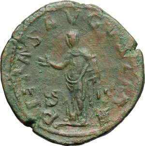 reverse: Otacilia Severa, wife of Philip I (244-249).. AE Sestertius, 244 AD