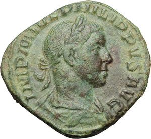 obverse: Philip II (246-249).. AE Sestertius