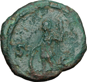 reverse: Trajan Decius (249-251).. AE Semis, 249-251