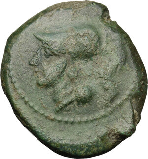 obverse: Samnium, Southern Latium and Northern Campania, Suessa Aurunca. AE Litra, c. 270-240 BC