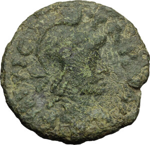 obverse: Ostrogothic Italy, Athalaric (526-534).. Municipal bronze coinage of Rome, light series. AE 40 Nummi (Follis), 1st officina