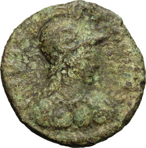 obverse: Ostrogothic Italy. Athalaric (526-534).. AE 20 Nummi (Half Follis)