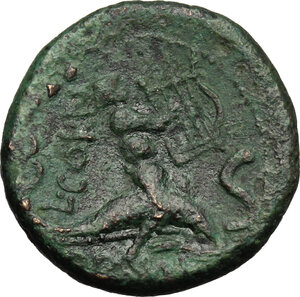 reverse: Southern Apulia, Brundisium. AE Semis, 2nd century BC
