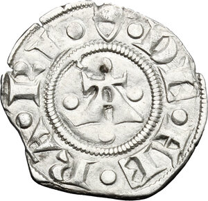 obverse: Ferrara.  Niccolò III d Este (1393-1441).. Marchesano grosso o bolognino