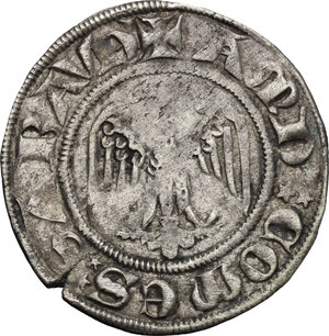 reverse: Amedeo V (1285-1323).. Grosso di Savoia
