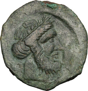 obverse: Bruttium, Locri. AE 23 mm. c. 300-268