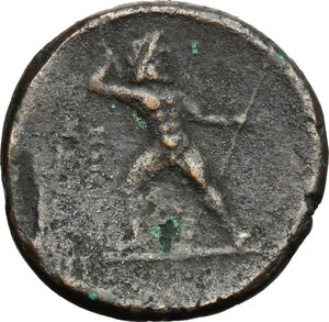 reverse: Bruttium, Petelia. AE 20.5 mm, late 3rd century BC
