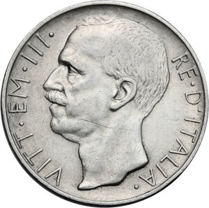 obverse: Vittorio Emanuele III (1900-1943). 10 lire 1928