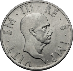 obverse: Vittorio Emanuele III (1900-1943). 2 lire 1936