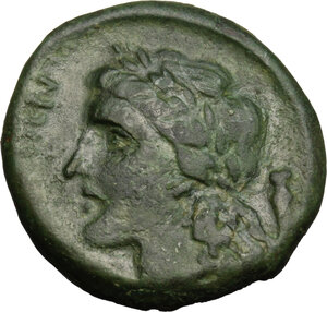 reverse: Bruttium, Rhegion. AE 23. 5 mm, c. 351-280 BC