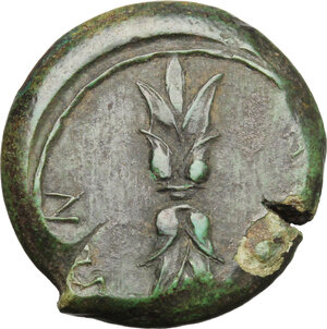 reverse: Aitna. AE 23 mm, 344-338 BC