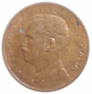 obverse: Casa Savoia. Vittorio Emanuele III. 1 Centesimo 1909 . Pagani 946. peso 1,00 g. Diametro 15 mm.qFDC.Rame Rosso