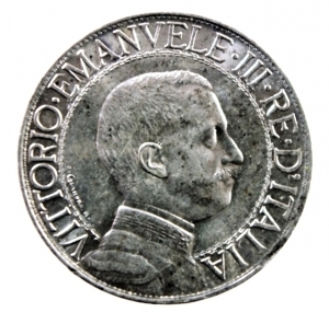 reverse: Casa Savoia. Vittorio Emanuele III. 1900-1943. Lira 1913. AG. Pag. 772. qFDC.