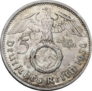 reverse: Germany. AR 5 Reichsmark, Muldenhütten  mint, 1936E