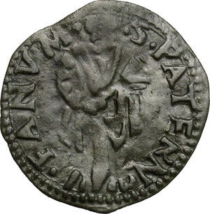 reverse: Italy. Fano.  Pio IV (1559-1565). Quattrino