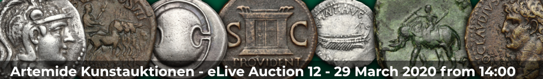 Banner Artemide eLive Auktion 12