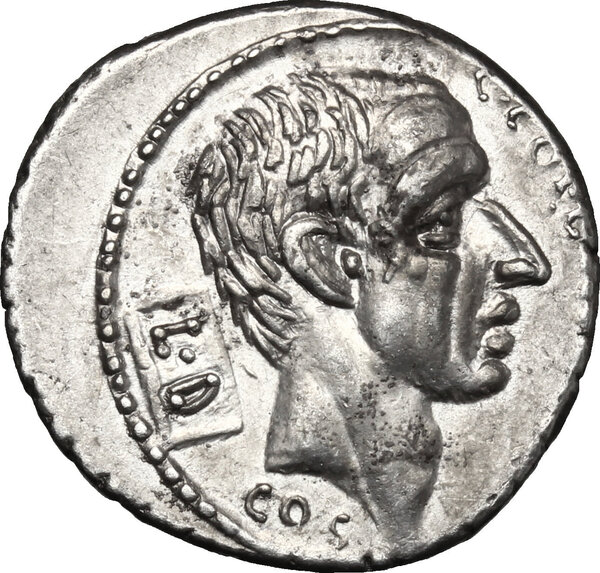 C. Coelius Caldus. . AR Denarius, 51 BC