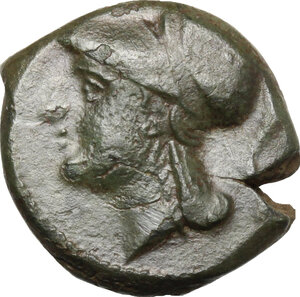 obverse: Anonymous.. AE Half Unit, Neapolis, after 276 BC