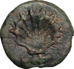 reverse: Roma/Roma with club series.. AE Cast Sextans, c. 213 BC