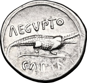 reverse: Augustus (27 BC-14 AD) .. AR Denarius, contemporary imitation, Eastern Europe, uncertain tribe