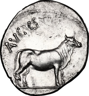 reverse: Augustus (27 BC-14 AD) .. AR Denarius, Pergamum mint, 27 BC