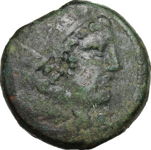obverse: Etruria, Populonia. AE Sextans, late 3rd century BC