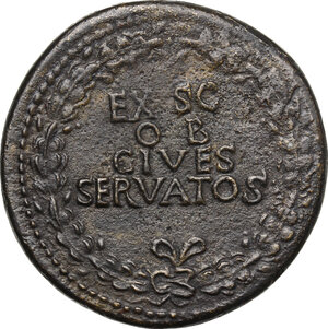 reverse: Claudius (41-54).. AE Sestertius