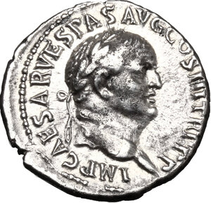 obverse: Vespasian (69-79 AD).. AR Denarius, Ephesus mint