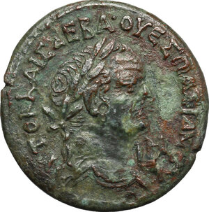 obverse: Vespasian (69-79) with Titus Caesar.. AE 35 mm. Alexandria mint, 75-76 AD